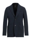 T-jacket By Tonello Man Blazer Navy Size Xl Virgin Wool, Polyamide