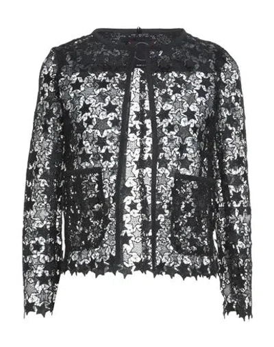 T-jacket By Tonello Woman Suit Jacket Black Size Xs Polyester