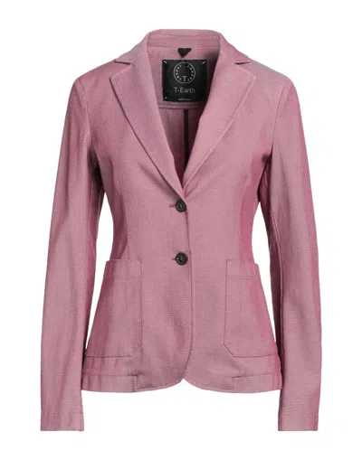 T-jacket By Tonello Suit Jackets In Red