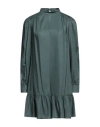 T-jacket By Tonello Woman Short Dress Sage Green Size L Viscose In Sage Green