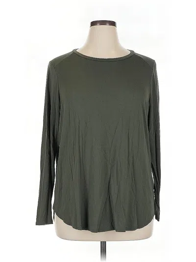 Pre-owned T Tahari 3/4 Sleeve T-shirt In Green