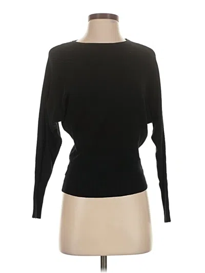 Pre-owned T Tahari 3/4 Sleeve T-shirt In Black
