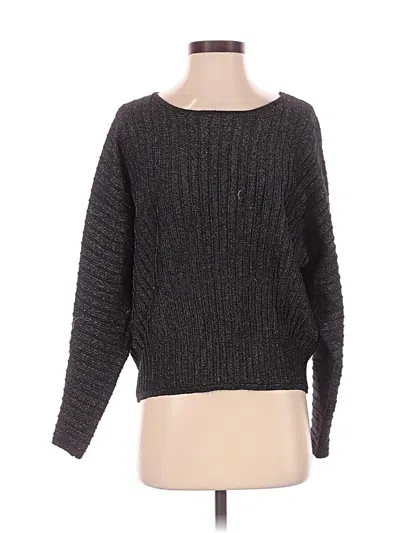 Pre-owned T Tahari 3/4 Sleeve T-shirt In Gray