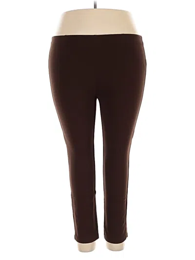 Pre-owned T Tahari Active Pants In Brown