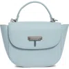 T Tahari Ariana Faux Leather Crossbody Bag In Blue