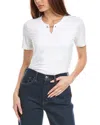 T Tahari Slit Neck Top