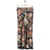 T Tahari Bias Cut Midi Skirt In Brown