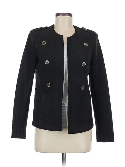 Pre-owned T Tahari Blazer Jacket In Black