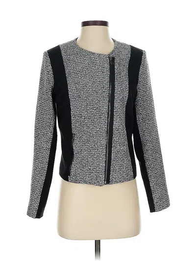 Pre-owned T Tahari Blazer Jacket In Black