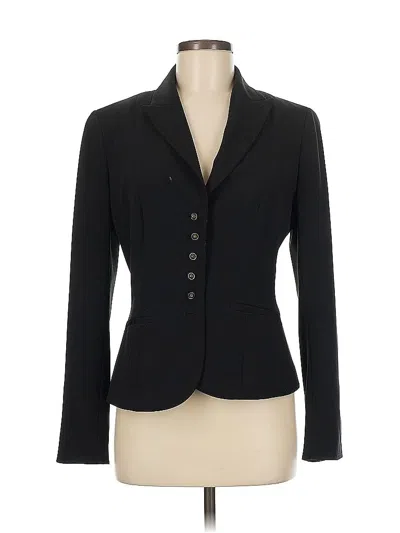Pre-owned T Tahari Blazer Jacket In Black