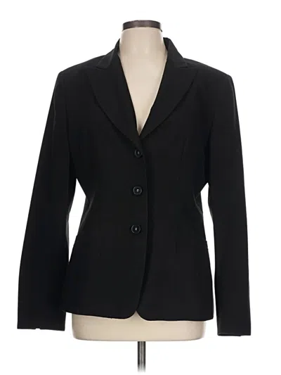 Pre-owned T Tahari Blazer Jacket In Black
