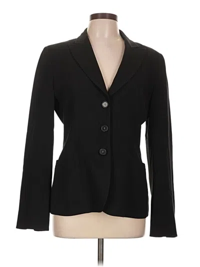 Pre-owned T Tahari Blazer Jacket In Black