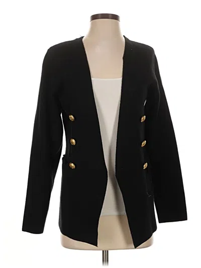 Pre-owned T Tahari Blazer Jacket In Black