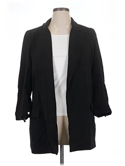 Pre-owned T Tahari Blazer Jacket In Black