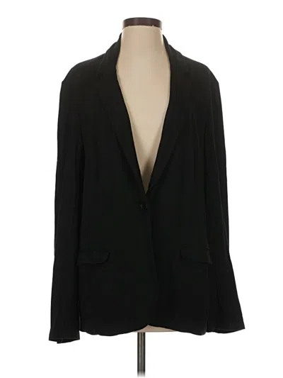 Pre-owned T Tahari Blazer Jacket In Black