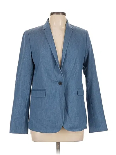 Pre-owned T Tahari Blazer Jacket In Blue