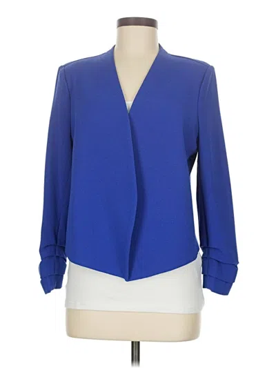 Pre-owned T Tahari Blazer Jacket In Blue