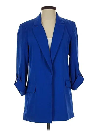 Pre-owned T Tahari Blazer Jacket In Blue