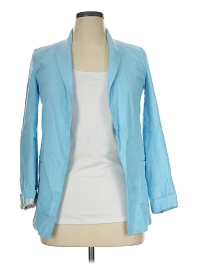 Pre-owned T Tahari Blazer Jacket In Blue
