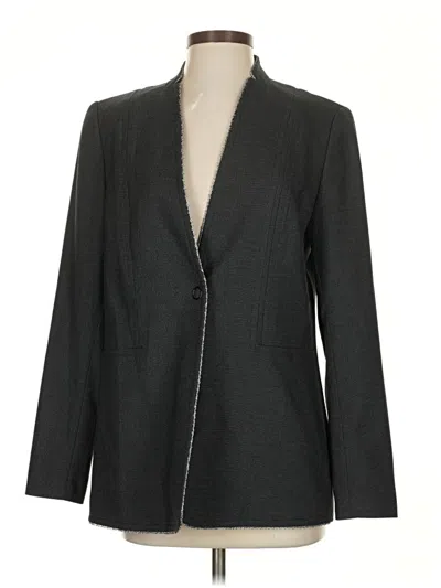 Pre-owned T Tahari Blazer Jacket In Gray