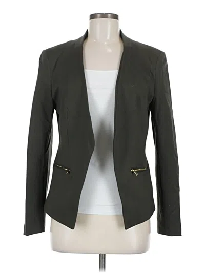 Pre-owned T Tahari Blazer Jacket In Green