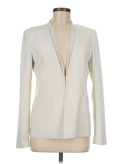 Pre-owned T Tahari Blazer Jacket In Ivory