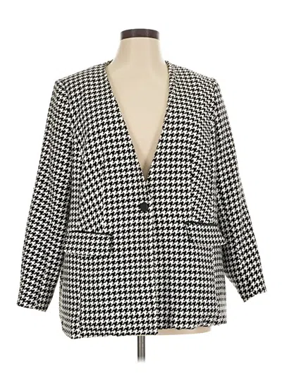 Pre-owned T Tahari Blazer Jacket In Ivory