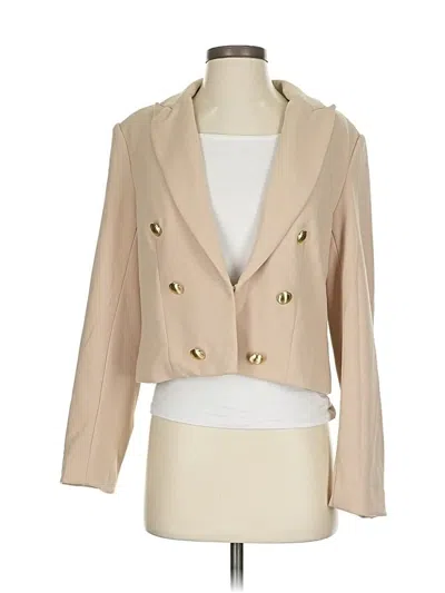 Pre-owned T Tahari Blazer Jacket In Tan