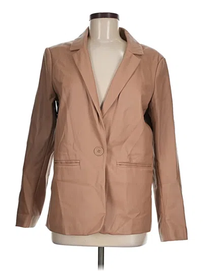 Pre-owned T Tahari Blazer Jacket In Tan