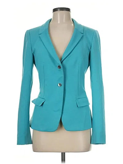 Pre-owned T Tahari Blazer Jacket In Teal