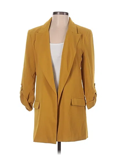 Pre-owned T Tahari Blazer Jacket In Yellow