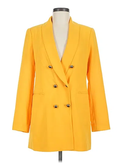 Pre-owned T Tahari Blazer Jacket In Yellow