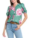 T Tahari Blouse In Green