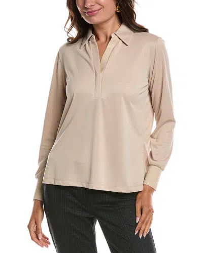 T Tahari Blouse In Beige