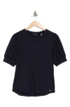 T Tahari Blouson Sleeve Top In Black