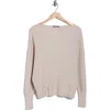 T Tahari Boat Neck Dolman Sleeve Sweater In Neutral