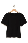T Tahari Bubble Sleeve T-shirt In Black