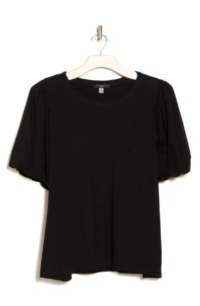 T Tahari Bubble Sleeve T-shirt In Black