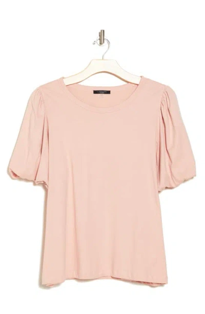 T Tahari Bubble Sleeve T-shirt In Pink