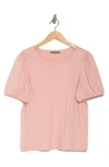 T Tahari Bubble Sleeve T-shirt In Lt Blush