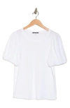 T Tahari Bubble Sleeve T-shirt In White