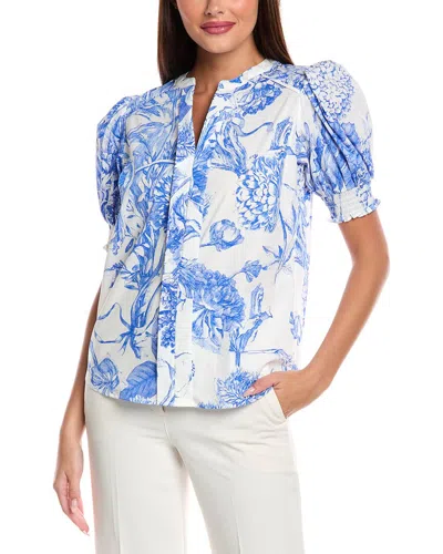 T TAHARI T TAHARI BUTTON BLOUSE