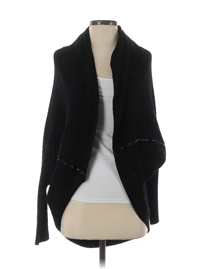 Pre-owned T Tahari Cardigan Sweater In Black