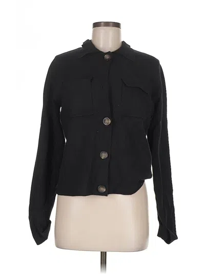 Pre-owned T Tahari Cardigan Sweater In Black