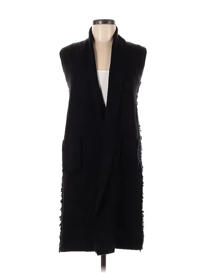 Pre-owned T Tahari Cardigan Sweater In Black
