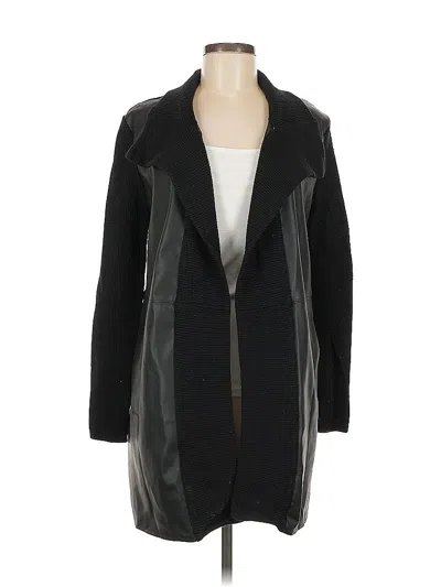 Pre-owned T Tahari Cardigan Sweater In Black