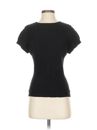 Pre-owned T Tahari Cardigan Sweater In Black