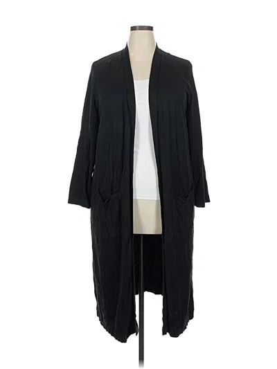 Pre-owned T Tahari Cardigan Sweater In Black