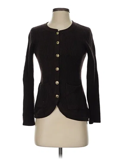 Pre-owned T Tahari Cardigan Sweater In Black