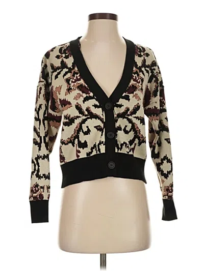 Pre-owned T Tahari Cardigan Sweater In Black